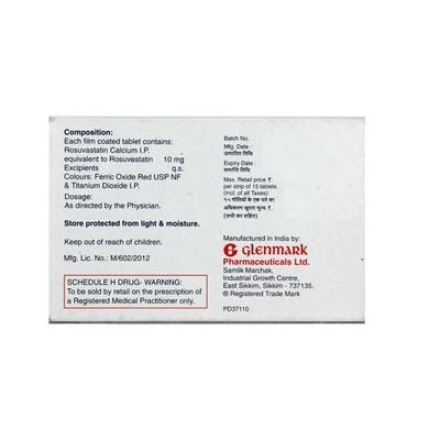 Razel 10mg Tablet 15'S - High Cholesterol-Dys