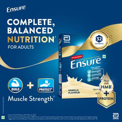 Ensure Powder - Vanilla Flavour 200 gm (Refill Pack) - Daily Health Drinks