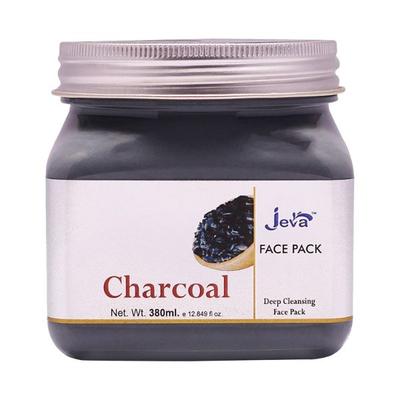 Jeva Charcoal Deep Cleansing Face Pack 380 ml - Masks & Peels