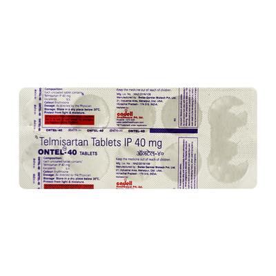 ONTEL 40 Tablet 10's - Hypertension-Ang