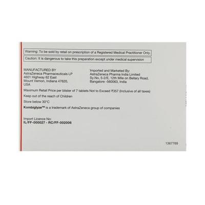 Kombiglyze XR 5/1000mg Tablet 7'S - Diabetes-Ant