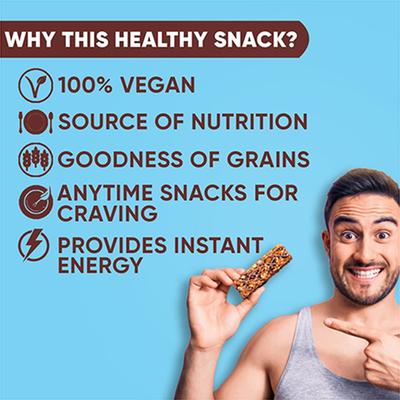 Fitspire Fit Nutrition Energy Bar Mocha Hazelnut 35 gm - Nutritional Bars