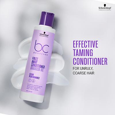 Schwarzkopf Professional Bonacure Frizz Away Conditioner with Babassu Oil with Vegan Keratin 200 ml - Conditioners