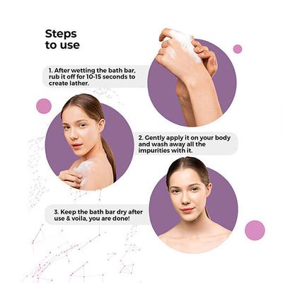 Cosmos by Bewakoof Gemstone Bath Bar with Clernelian Gojiberry-Anti Aging & Moisturising 125 gm - Soaps