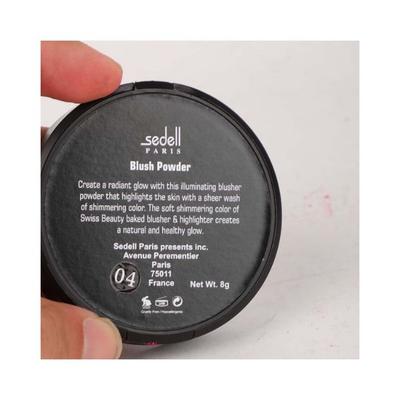 Sedell Professional Single Blush Powder 04 Shade 8 gm - Blushes