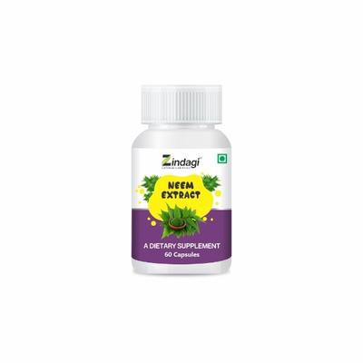 Zindagi Neem Extract Capsule 60's - Herbal Dietary Supplement