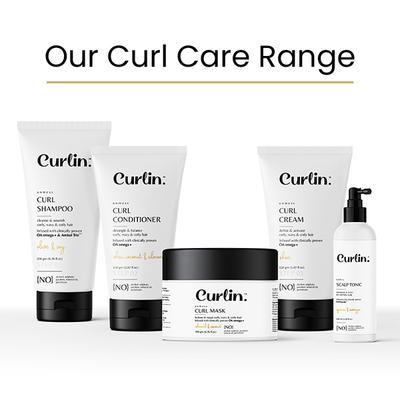 Curlin Shampoo+Cream+Mask+Scalp Tonic 1's - Dry Shampoos & Conditioners