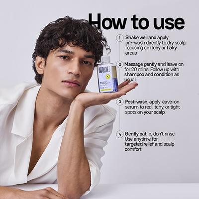 Moxie Beauty Anti-Dandruff Treatment Duo - AHA/BHA Pre-Wash & Leave-On Serum 130 ml - Hair Sets & Kits