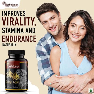 Herbal Max Shilajit Gold 800 mg Capsule 30's - Sexual Care