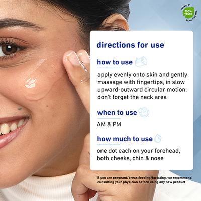 Plum Salicylic & Lactic Acid Skin-Smoothing Gel Face Moisturizer For Active Acne & Oil-Free Hydration 50 gm - Face Moisturizers