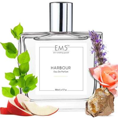 EM5 Harbour Perfume for Men - Eau De Parfum Spray, Fruity Fresh Tropical 50 ml - Men Perfumes (Edt/Edp)