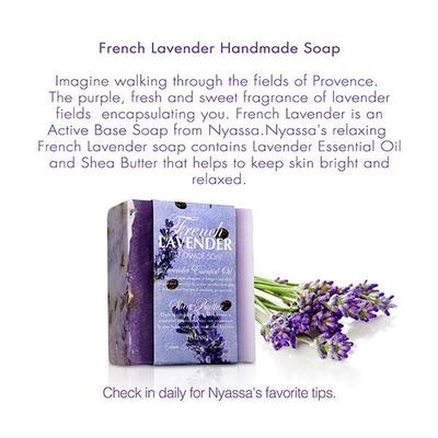Nyassa French Lavender Handmade Soap 150 gm - Soaps