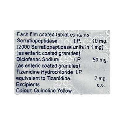 Serfenac T Tablet 10'S - Muscle Spasm-Mus