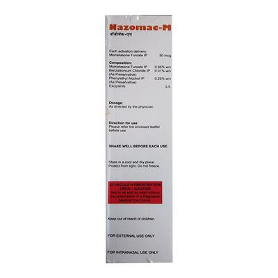 Nazomac M Nasal Spray 12ml - Nasal Congestion-Nas