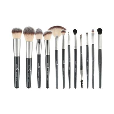 London Pride Cosmetics Hd Premuim Brush Set Black 12's - Face Brush