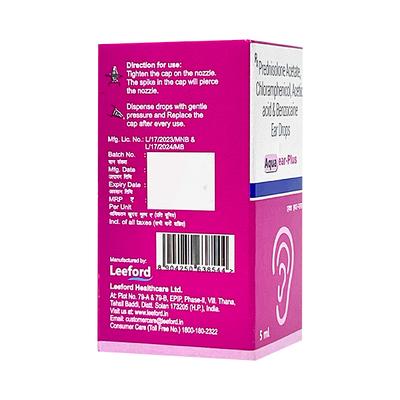 AQUA EAR PLUS Ear Drops 5ml - Ear Conditions-EAA