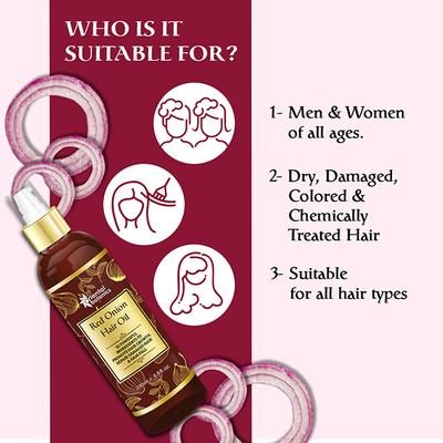 Oriental Botanics Red Onion Hair Oil 200 ml - Hair Oils