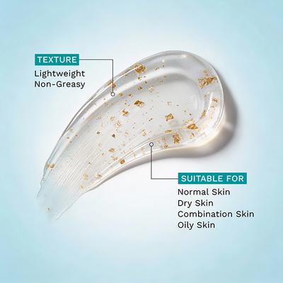 Pilgrim 24K Gold Lightweight Gel Face Moisturizer with Hyaluronic Acid and Alpha Arbutin 50 gm - Face Moisturizers