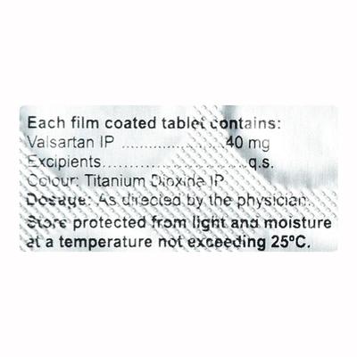 Valembic 40mg Tablet 10'S - Hypertension-Ang