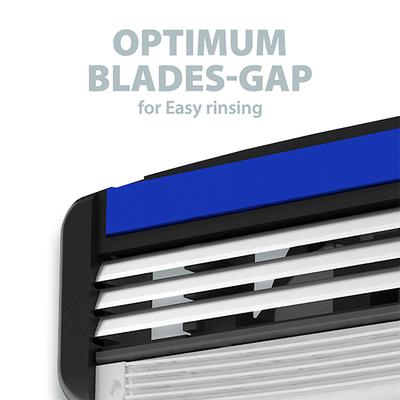 LetsShave Pro 3 Razor + Razor Blades 4's + After Shave Balm + Shave Foam + Razor Cap - Men - Razors & Cartridges