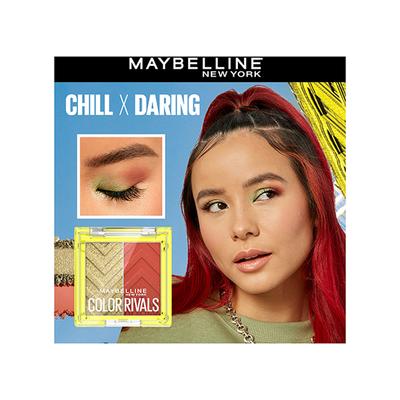Maybelline New York Color Rivals Shadow Longwear Duo Eyeshadow Palette Chill x Daring 3 gm - Eyeliners
