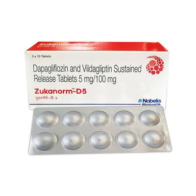 ZUKANORM D 5 Tablet 10's - Diabetes-Ant