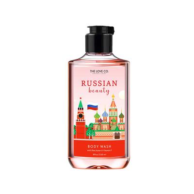 The Love Co. Russian Beauty Body Wash - Body Wash For Women - Hydrating - Moisturizing Body Care - 100% Vegan - Paraben Free 250 ml - Shower Gels & Body Wash