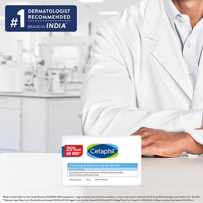 Cetaphil Cleansing Moisturizing Syndet Bar 100 g - Soaps