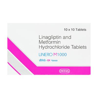 LINERO M 1000 Tablet 10's - Diabetes-Ant