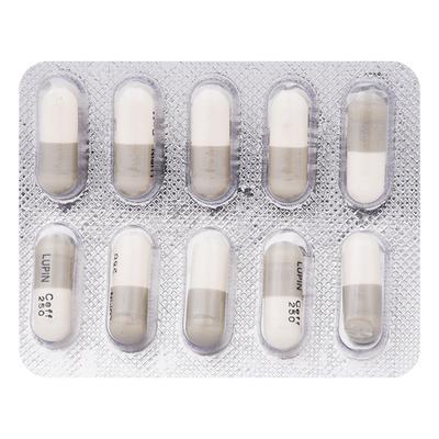 Ceff 250mg Capsule 10'S - Bacterial Infections-Cep