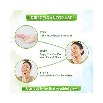 Mamaearth Aloe Ashwagandha Gel with Aloe Vera & Ashwagandha for a Youthful Glow 300ml - Face Moisturizers