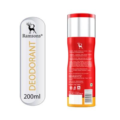 Ramsons Red ZX Allrounder Deodorant Deodorant Spray 200ml - Deodorants/Roll-Ons