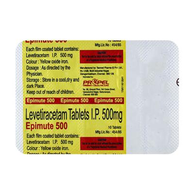 EPIMUTE 500 Tablet 10's - Epilepsy/Convulsion-Ant