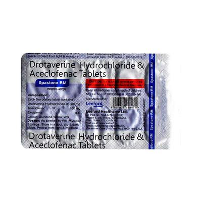 SPASTONE RM Tablet 10's - Muscle Cramps/Spasticity-Mus