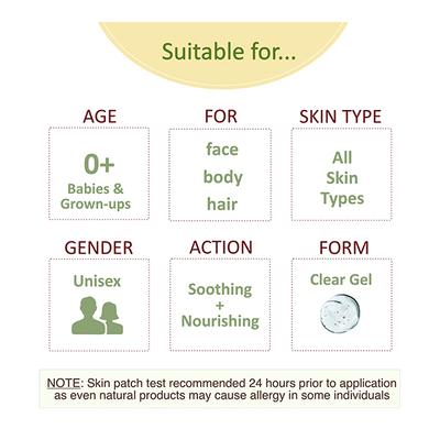 Prakrta Soothing Gel - Pure Aloe 50 gm - Lotions & Creams