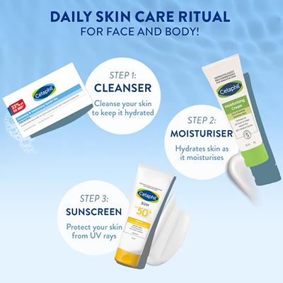 Cetaphil Cleansing Moisturizing Syndet Bar (Pack Of 4 x 100 g) - Soaps