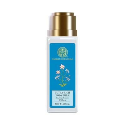Forest Essentials Ultra-Rich Body Milk Madurai Jasmine & Mogra body Milk 50ml - Lotions & Creams