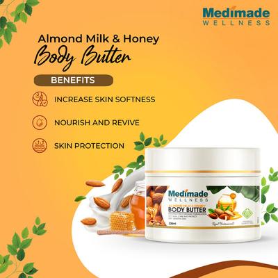 Medimade Almond & Honey Body Butter (Pack of 2) 1's - Body Butter