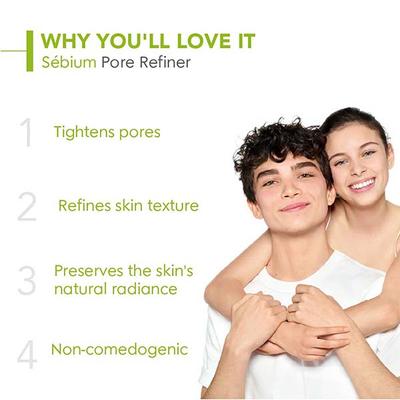 Bioderma Sebium Pore Refiner Corrective Care Cream Combination To Oily Skin 15 ml - Face Moisturizers