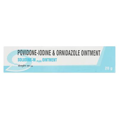 Soludine M Plus Ointment 20gm - Skin Infections-Toa