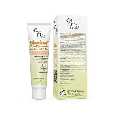 Fixderma Shadow Tinted Sunscreen SPF 50 with Vitamin E 30 gm - Body Sunscreen