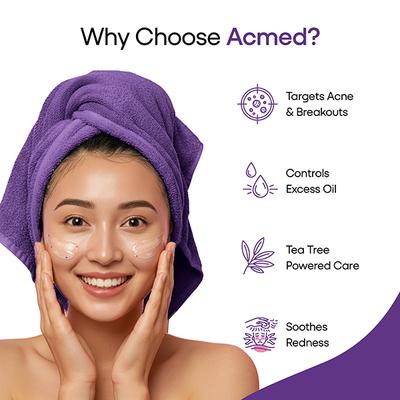 ACMED GENTLE PIMPLE CARE FOR OILY & ACNE PRONE SKIN Face Wash 200g - Acne-Acn
