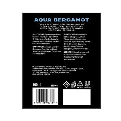 AXE Premium Luxury Perfumes - Aqua Bergamot EDP 100 ml - Men Perfumes (Edt/Edp)