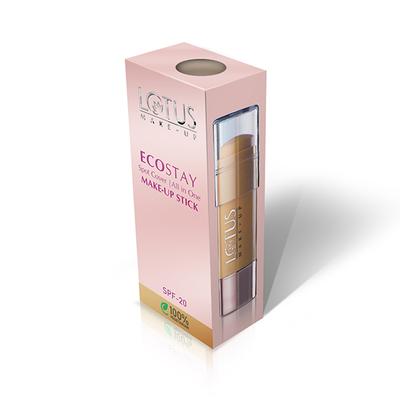 Lotus Make-up Ecostay All In One Make-Up Stick Natural Honey EM40 SPF 20 6.5gm - Concealer