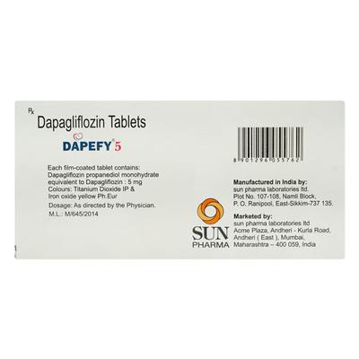 DAPEFY 5 Tablet 14's - Diabetes-Ant