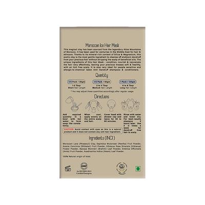 Moroccan Ice Hair Mask - Scalp Repair & Itch Relief - 120 gm - Hair Masks & Packs