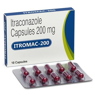 ITROMAC 200 Capsule 10's - Fungal Infections-Anf