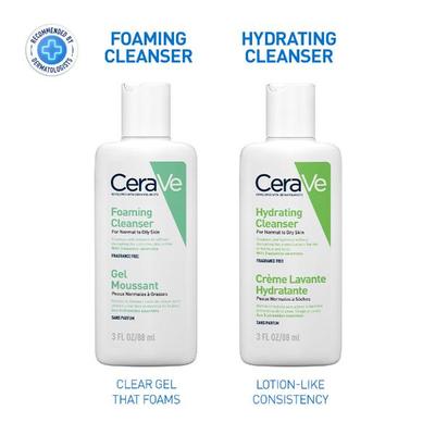 CeraVe Foaming Cleanser For Normal To Oily Skin 88 ml - Face Wash & Cleansers