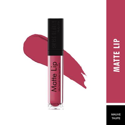 Swiss Beauty Ultra Smooth Matte Liquid Lipstick - (Mauve Taupe) 6 ml - Liquid Lipsticks