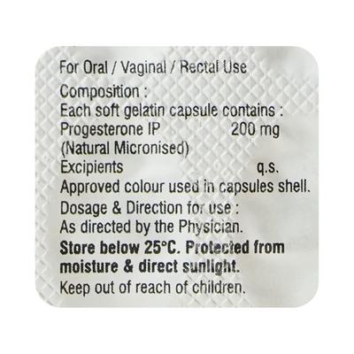 Emprogest 200mg Capsule 10'S - Hormonal Therapy-Oes